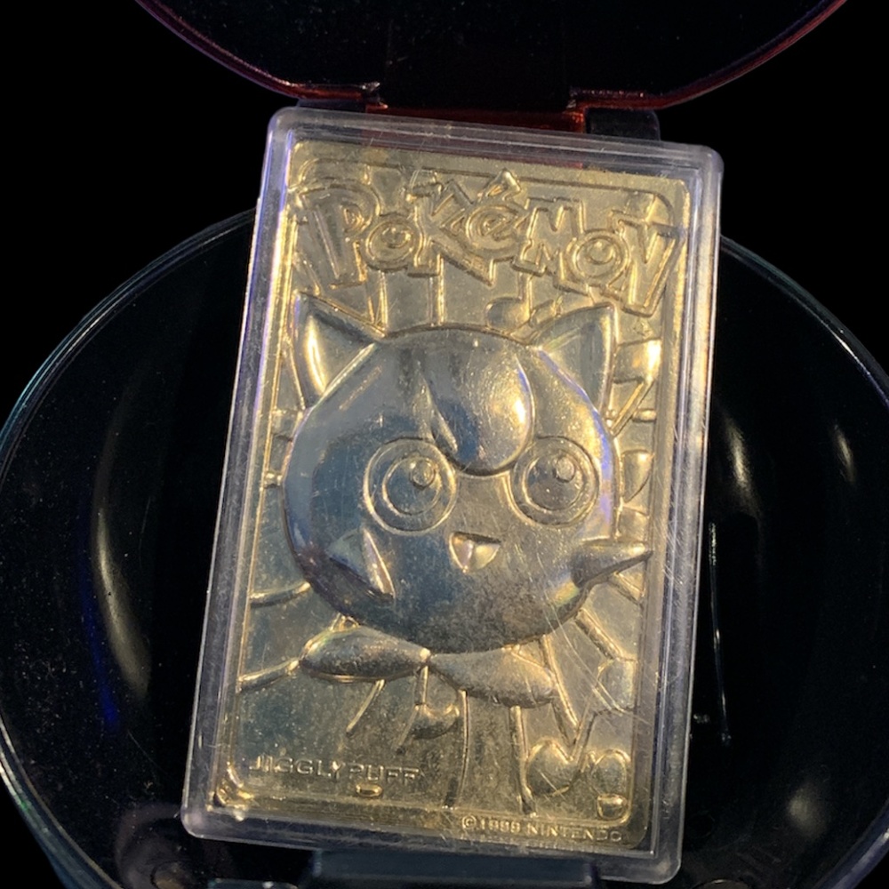 23k Gold-Plated Pokémon Trading Card